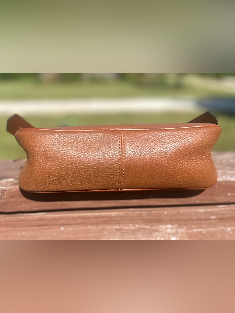 Dooney & Bourke 1975 Anniversary Pebble Grain Baguette Bag - Tan - EUC - Picture 6 of 13